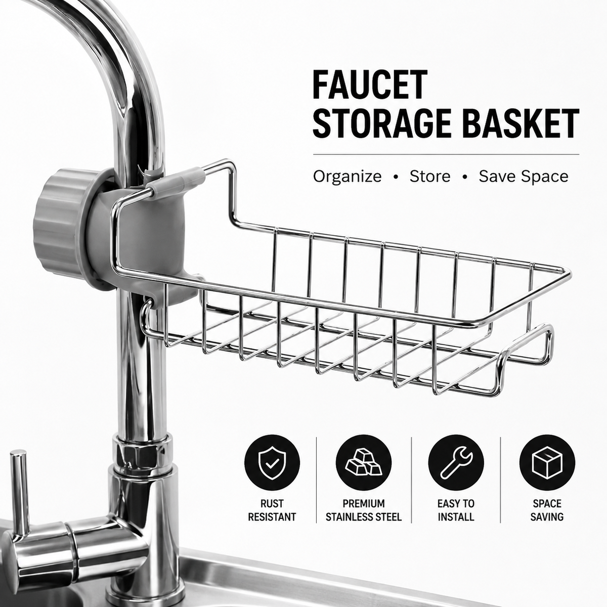 Faucet Storage Basket